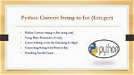 How to Convert Int to Integer