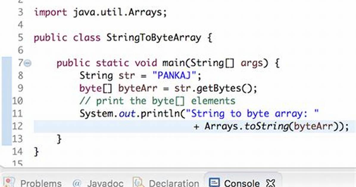 How to Convert Java String into Byte[]?