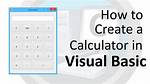 How to Create a Calculator in Visual Basic