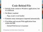 How to Create a Code Behind File for Blazor Client Side