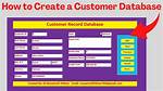 How to Create a Customer Database