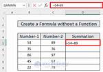 How to Create a Formula Without Using a Function