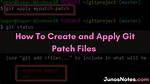 How to Create a Patch File