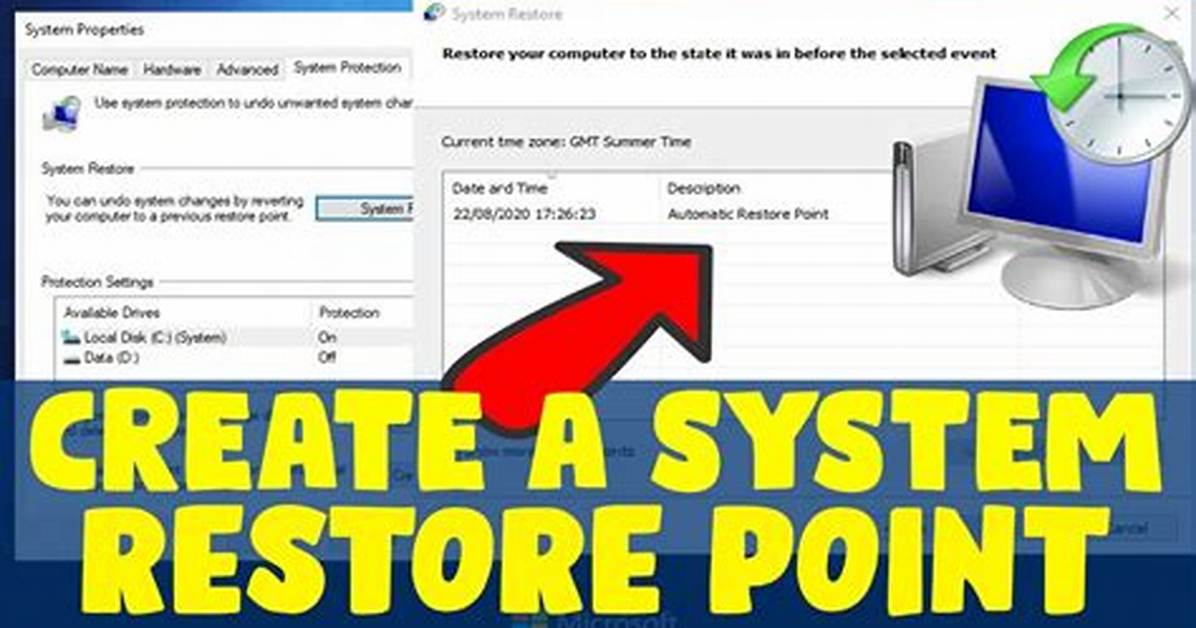 How to Create a System Restore Point in Windows 10