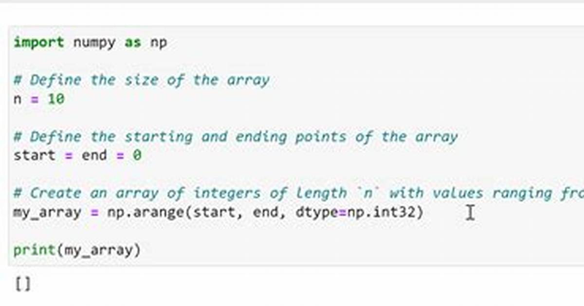 How to Create an Empty Array?