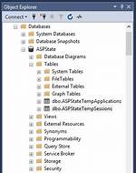 How to Create Aspstate Database in Sql Server