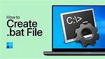 How to Create Bat File in Sql Server