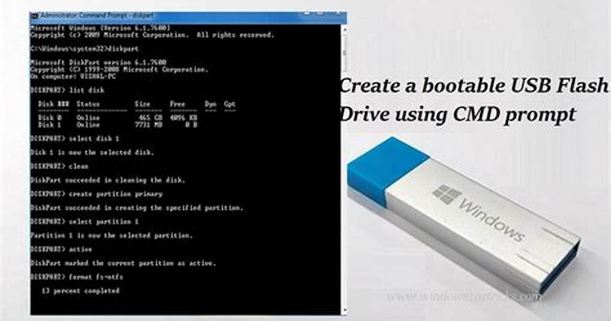 How to Create Bootable Usb Through Cmd