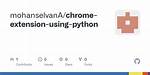 How to Create Chrome Extension Using Python