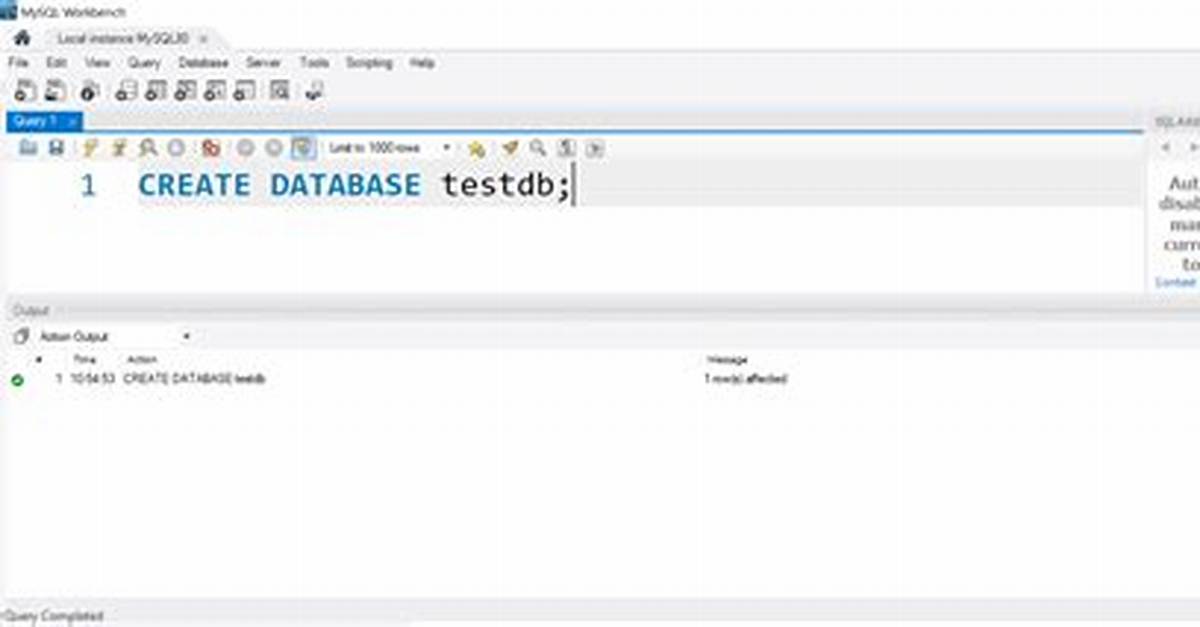 How to Create Database in Mysql Stack Overflow