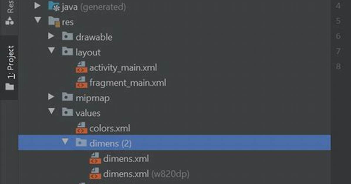 How to Create Dimens Folder in Android Studio