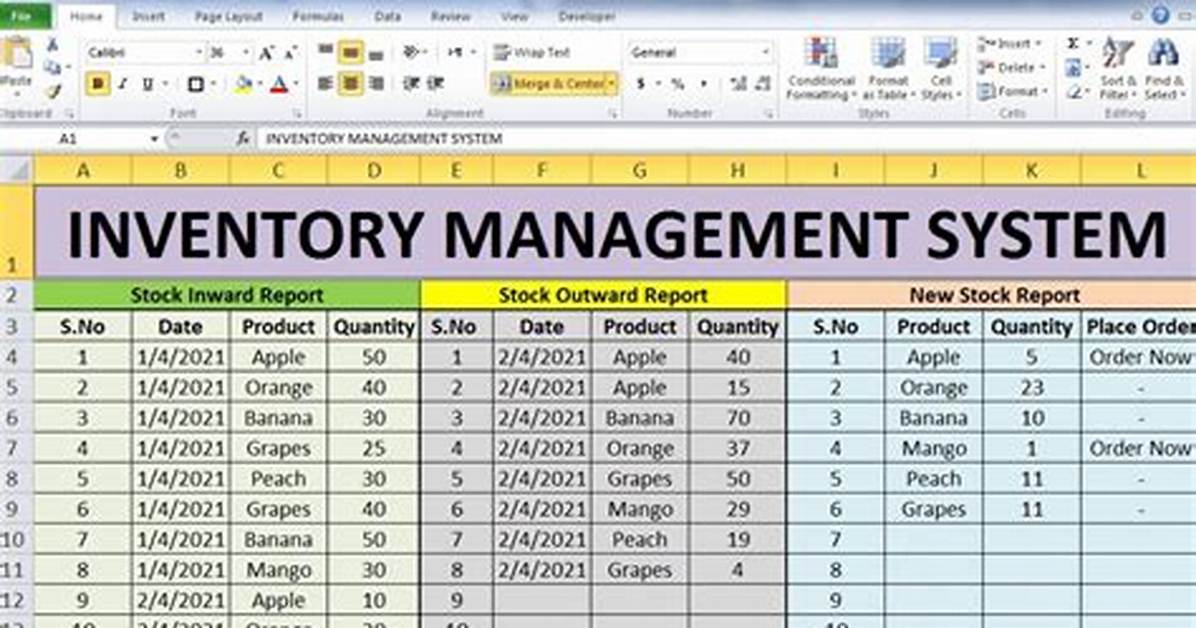How to Create Inventory System Using Ms Access