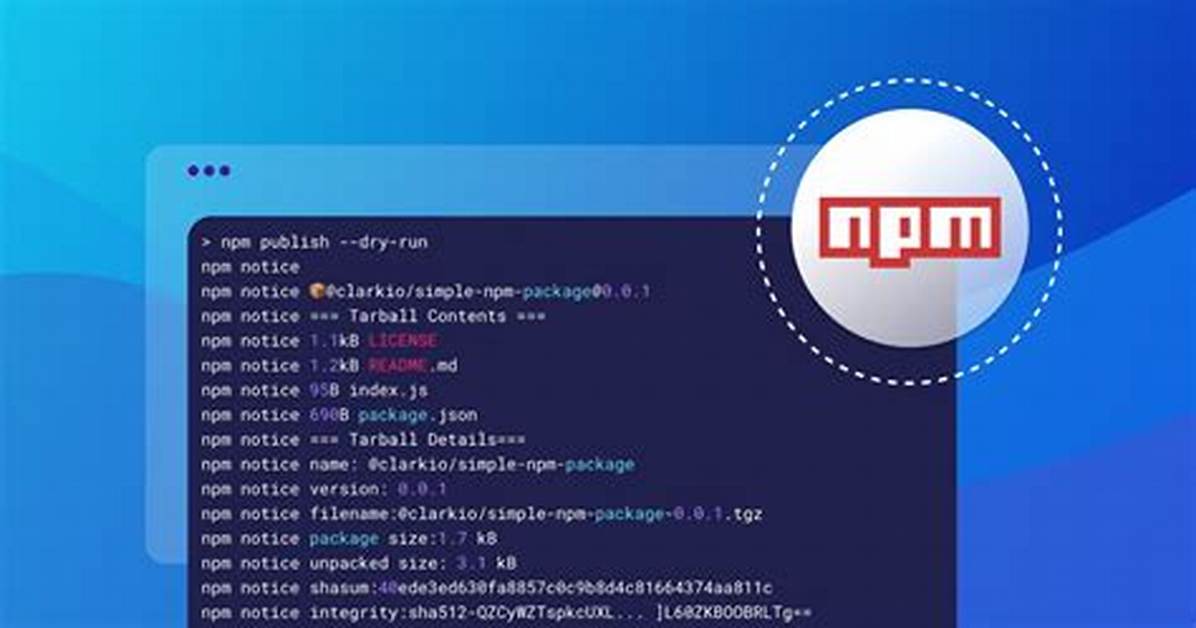 How to Create Npm Script