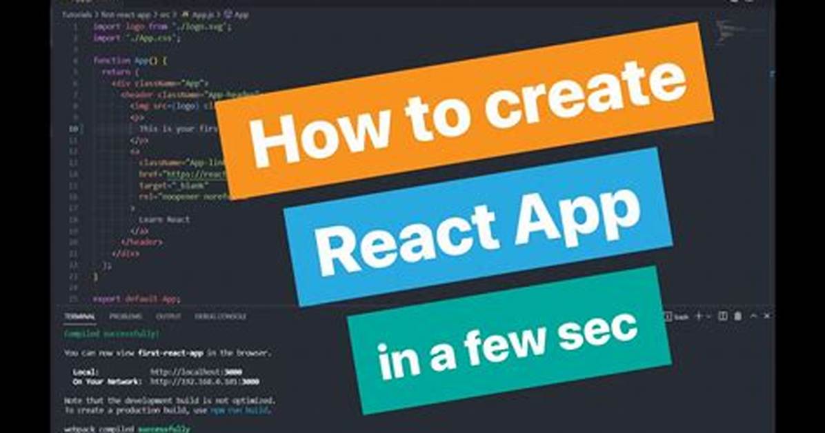 How to Create React App Using Command Prompt