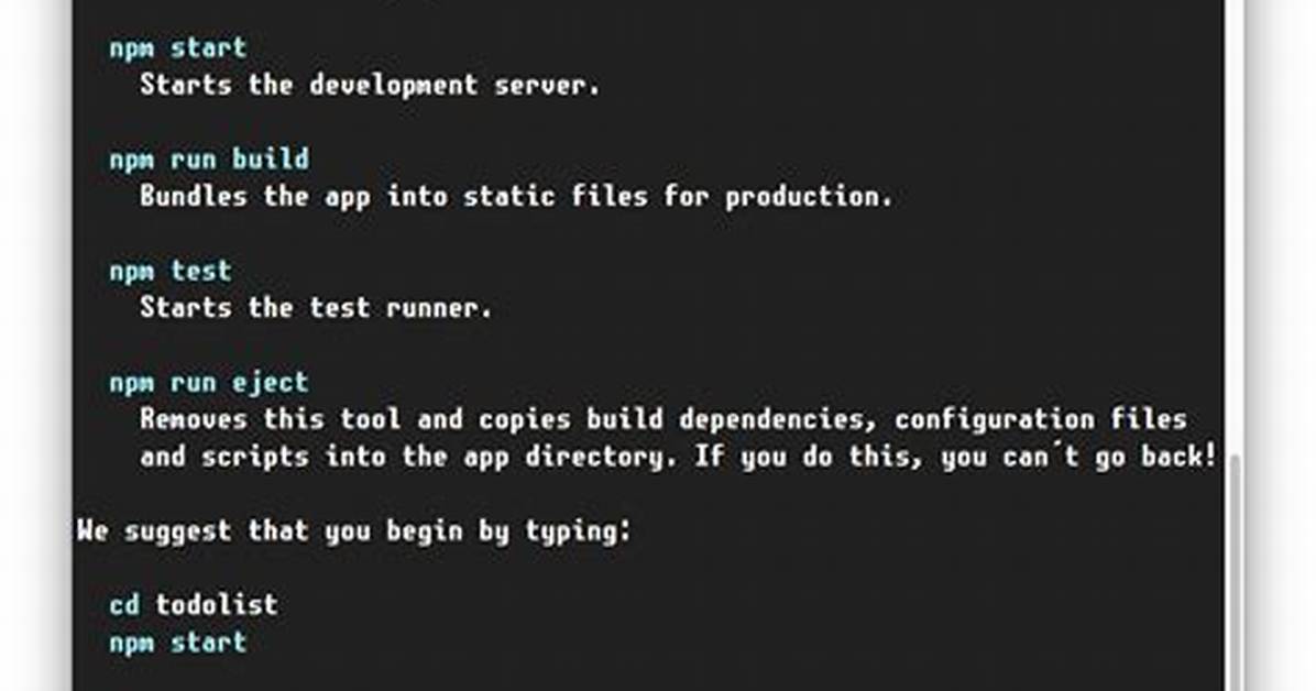 How to Create React App Using Terminal