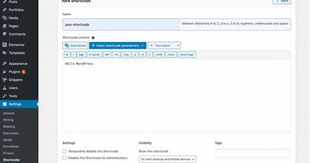 How to Create Shortcode in Wordpress for Custom Post Type