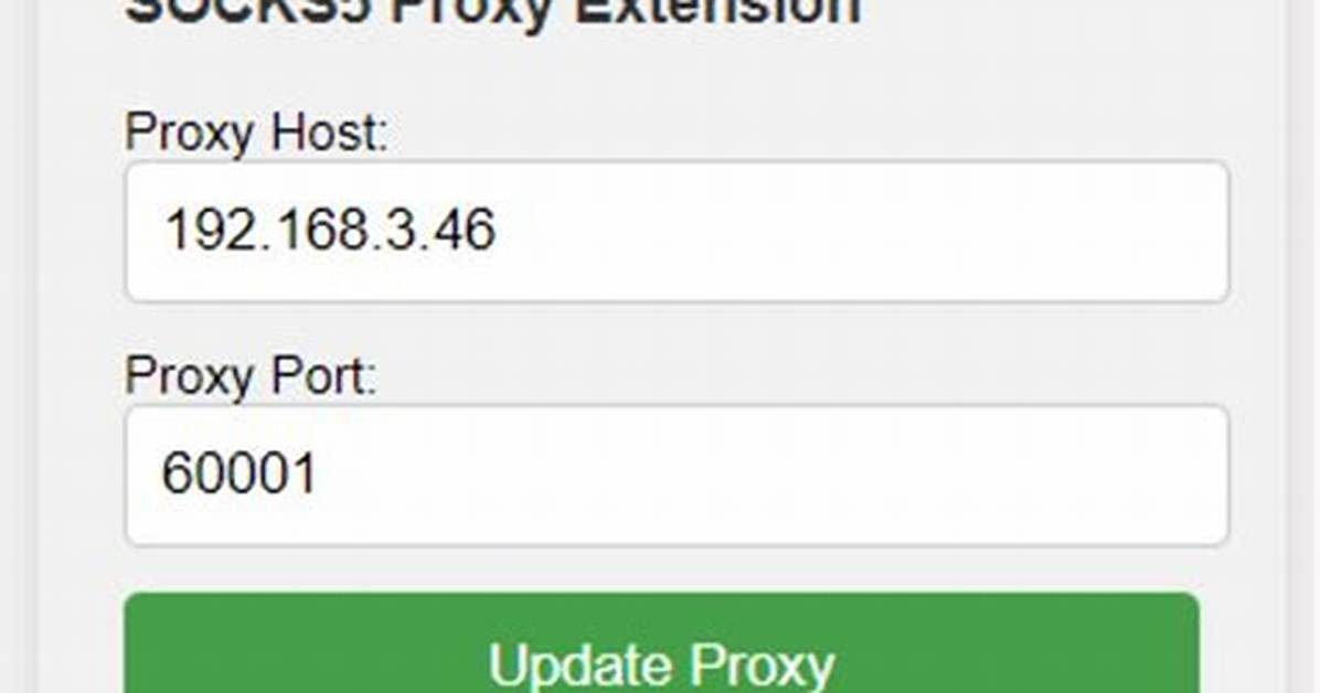 How to Create Socks5 Proxy