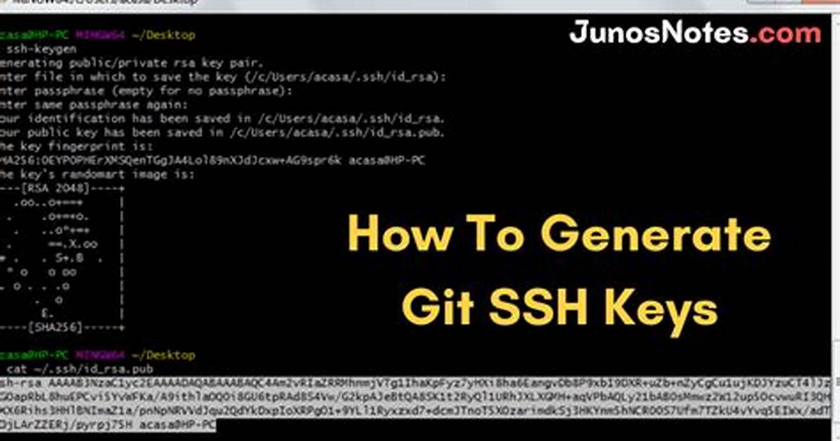 How to Create Ssh Key Git Bash