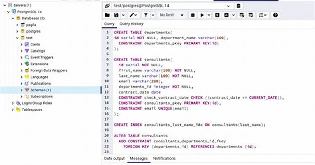 How to Create Temp Table in Postgresql Function