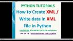 How to Create Xml File with Python