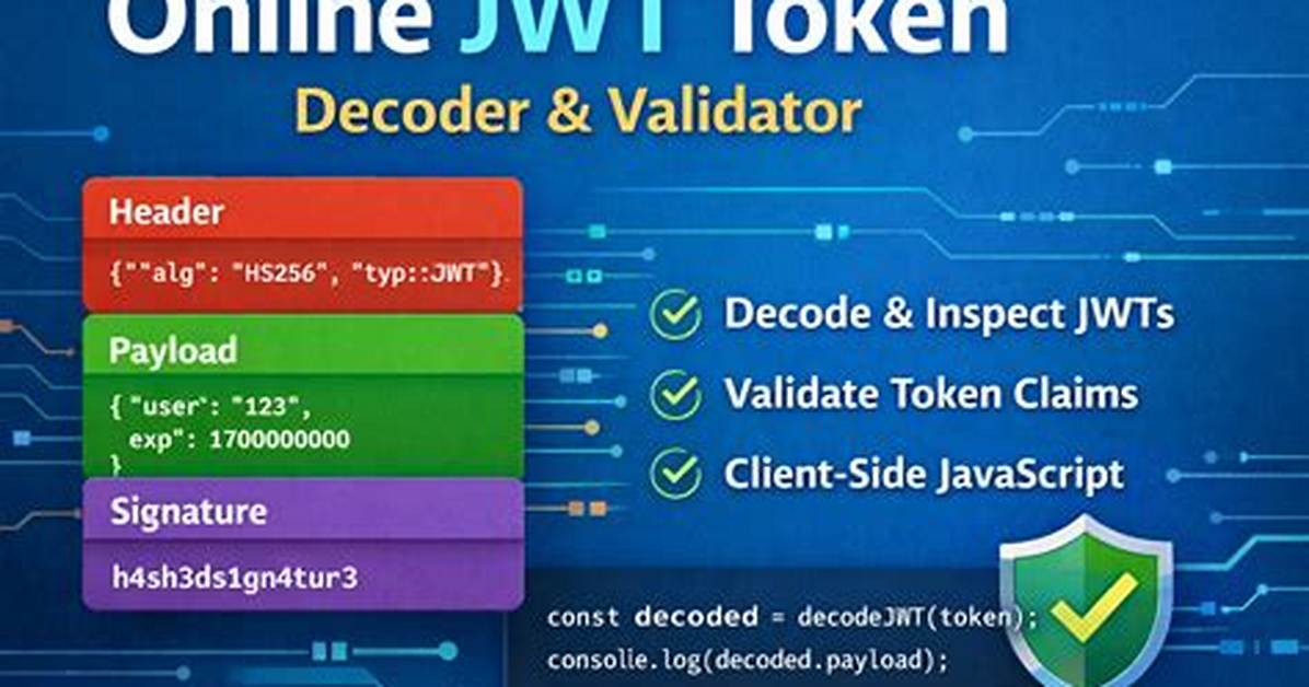 How to Decode Jwt Token in Javascript Without Using a Library?