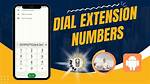 How to Dial Extension Android