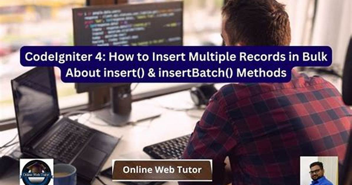 How to Do a Batch Insert in Mysql