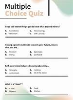 How to Do Multiple Choice?