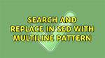 How to Do Sed Like Text Replace with Python?