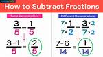 How to Do Subtraction