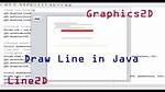 How to Draw Lines in Java