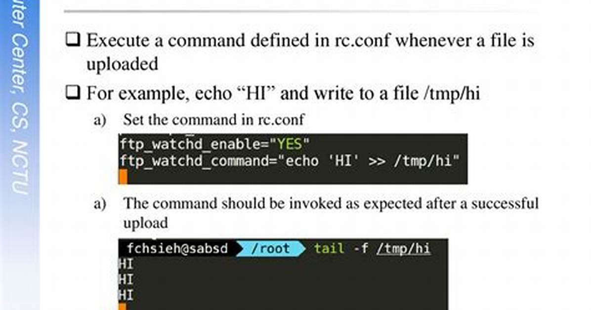 How to Execute a Command Whenever a File Changes?