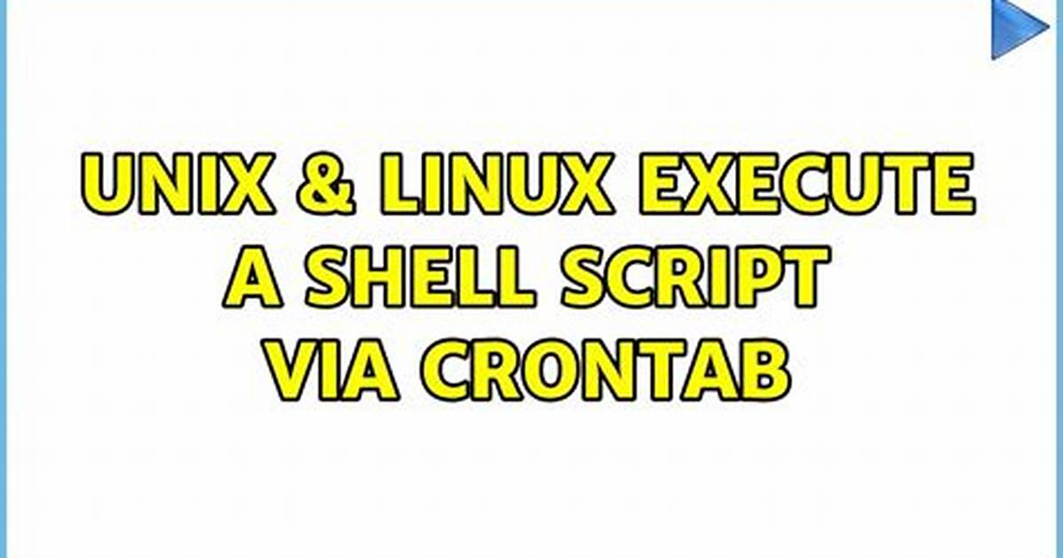 How to Execute Shell Script via Crontab?