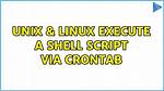 How to Execute Shell Script via Crontab?