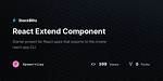 How to Extend a React Component?