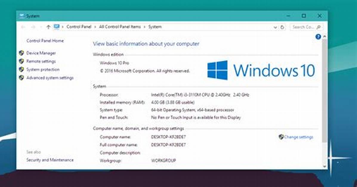 How to Find Computer Operating System?
