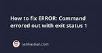 How to Fix Error "Error: Command Errored out with Exit Status 1: Python." When Trying to Install Django-Heroku Using Pip [Duplicate]