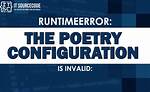 How to Fix Poetry Error 'Httpresponse' Object Has No Attribute 'Strict'?