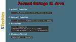 How to Format a Java String with Leading Zero?