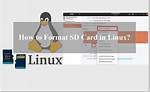 How to Format Sd Card Linux?