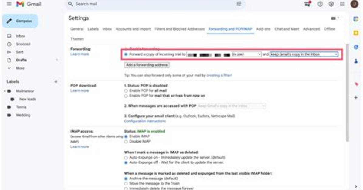 How to Forwarded Gmail?