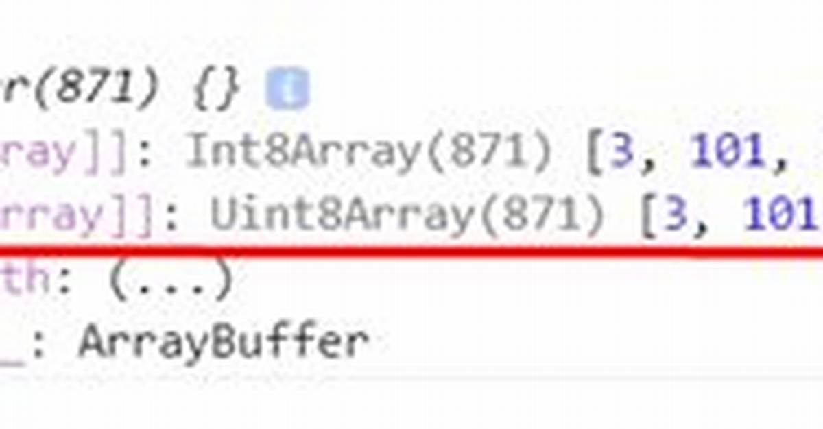 How to Get an Array from Arraybuffer?