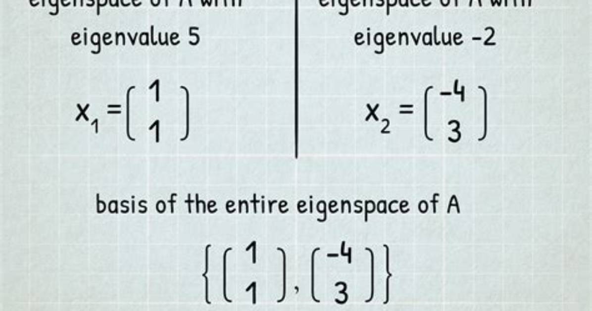 How to Get Eigenvectors from Eigenvalues