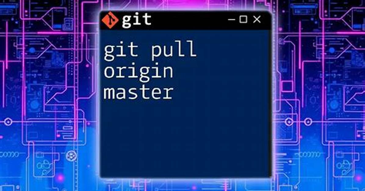 How to "Git Pull" from Master into the Development Branch