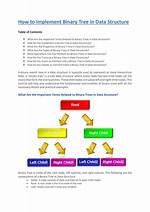 How to Implement a Binary Tree?