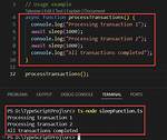 How to Implement Sleep Function in Typescript?