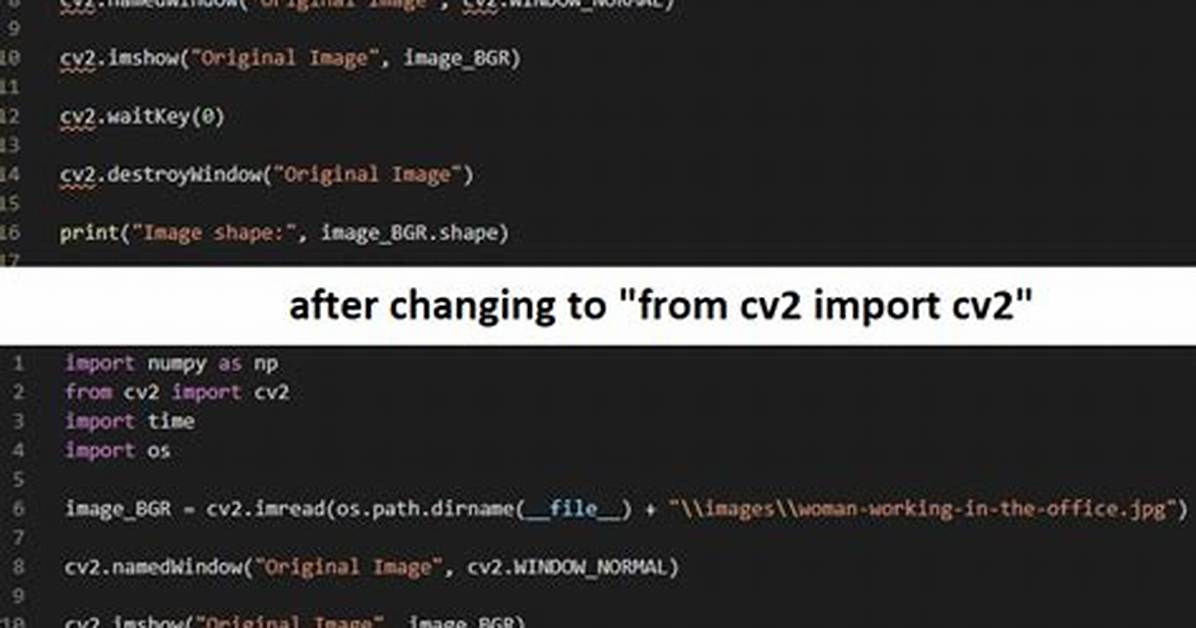How to Import Cv2 in Python3?