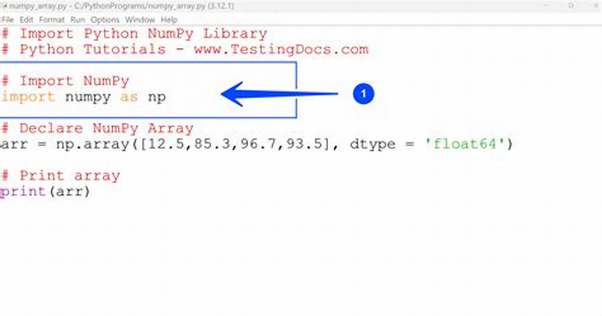 How to Import Numpy in the Python Shell