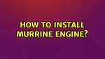 How to Install Murrine Engine?
