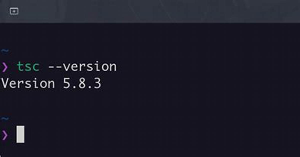 How to Know Which Typescript Version Running on Angular 4 Project